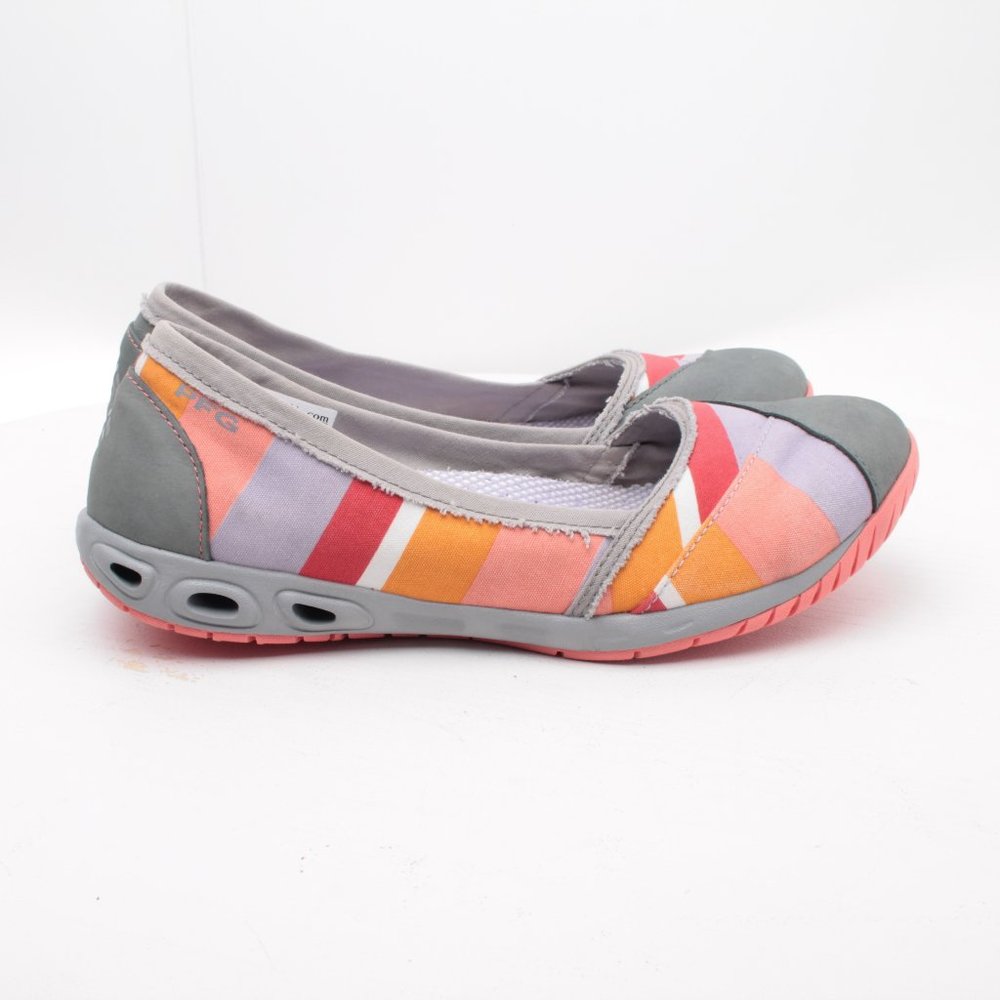 Colombia Sunvent PFG Suede Slip-on Women Comfort Sneaker Size US 9.5 Colorful